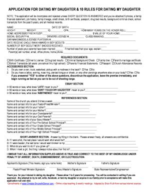 application for dating my mom